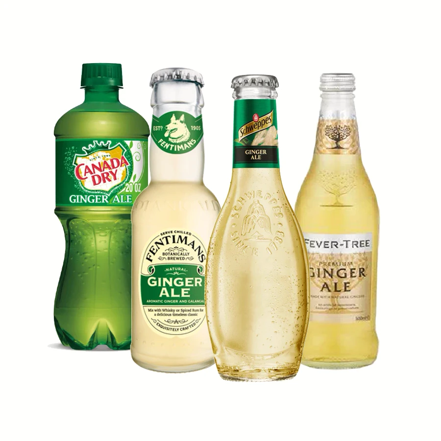 Ginger Ale soda :Fever-Tree, Canada dry, Schweppes, Fentiman’s