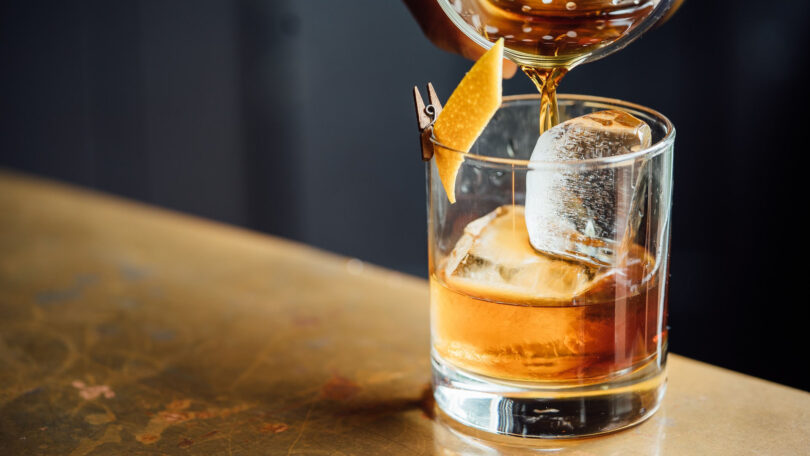 Cognac cocktail : Cognac Old Fashioned Royale