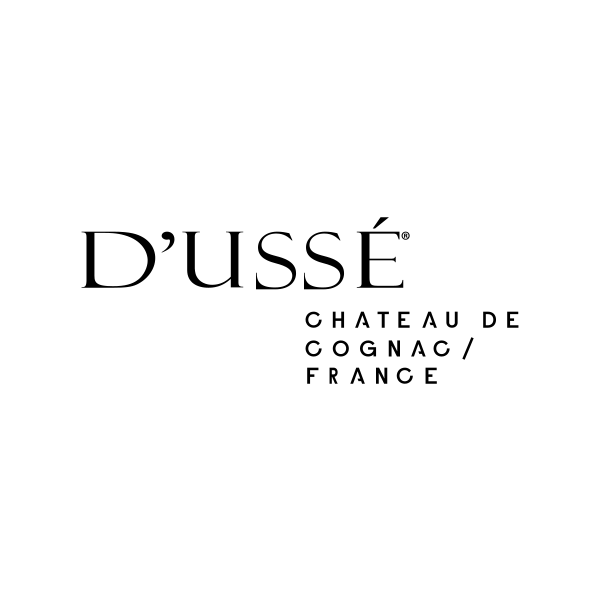 D'USSÉ logo with Chateau de Cognac / France